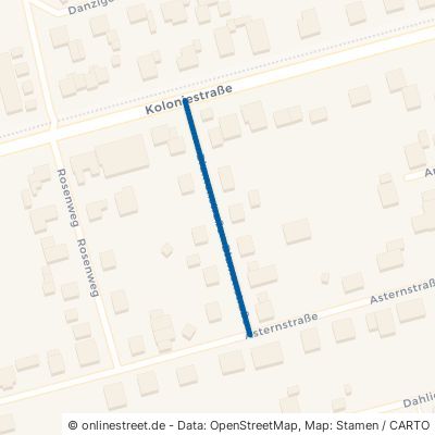 Blumenstraße Saterland Sedelsberg-Fermesand 