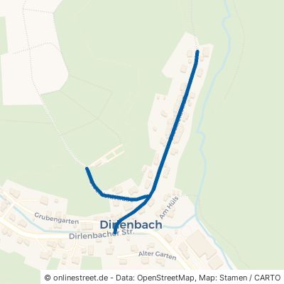 Stockfeldstraße Freudenberg Dirlenbach 