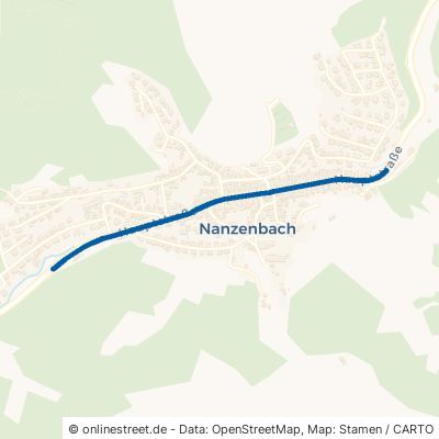 Hauptstraße Dillenburg Nanzenbach 