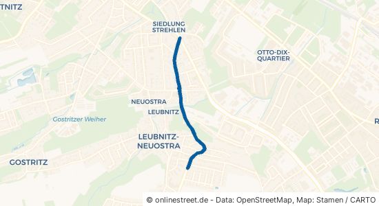 Wilhelm-Franke-Straße Dresden Leubnitz-Neuostra 