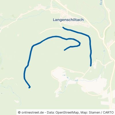 Holzabfuhrweg Sankt Georgen im Schwarzwald Langenschiltach 