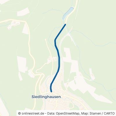 Briloner Straße Winterberg Siedlinghausen 