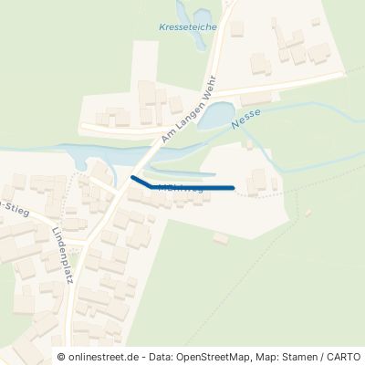 Mühlweg Hörselberg-Hainich Ettenhausen a d Nesse 