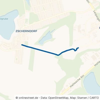 Schwarzer Weg Sandersdorf-Brehna Zscherndorf 