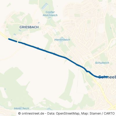 Zwickauer Straße Schneeberg Griesbach 