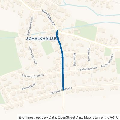 Geisengrunder Straße Ansbach Schalkhausen 