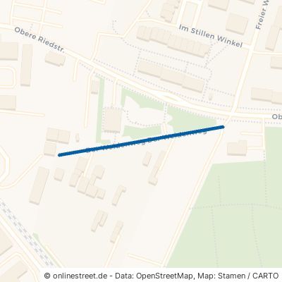 Der Weidenweg Mannheim Waldhof 