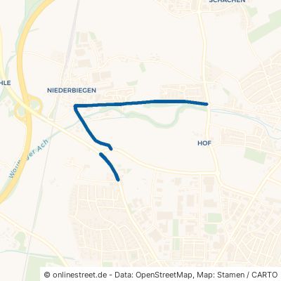 Schussentalstraße Baienfurt Niederbiegen 