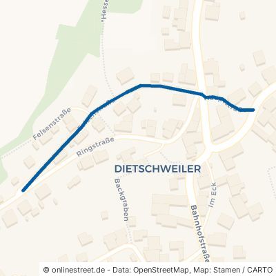 Felsenstraße Nanzdietschweiler Dietschweiler 