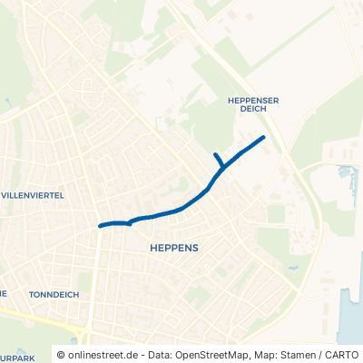 Mühlenweg Wilhelmshaven Heppens 