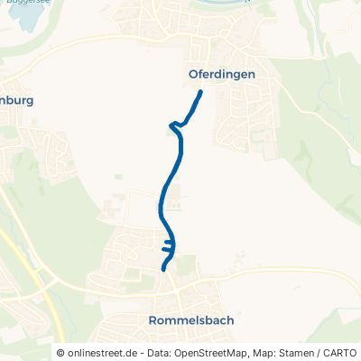Oferdinger Straße Reutlingen Rommelsbach 