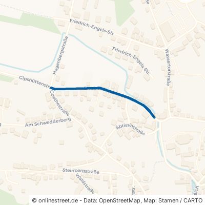 Ernst-Thälmann-Straße Landkreis Quedlinburg Gernrode 