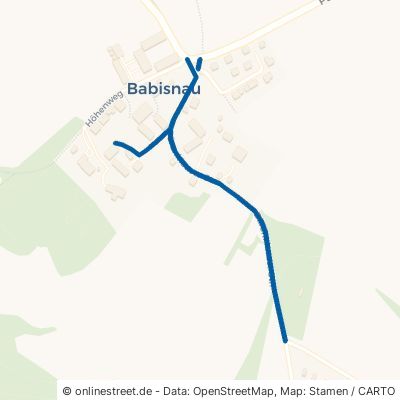 Bärenklauser Straße Kreischa Babisnau 