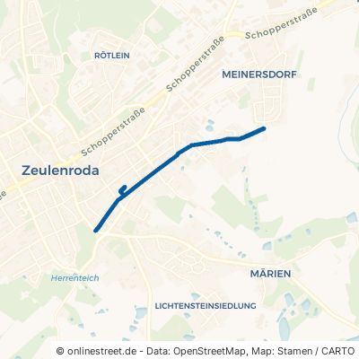 Hohe Straße Zeulenroda-Triebes Zeulenroda 
