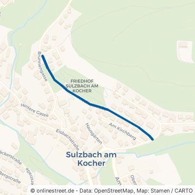 Friedhofstraße Sulzbach-Laufen Sulzbach 