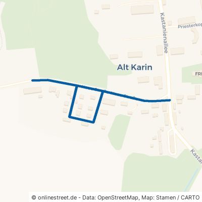 Neue Straße Carinerland Alt Karin 