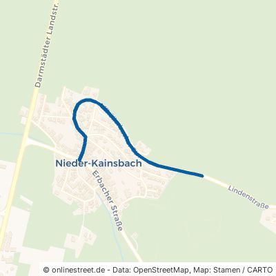 Affhöllerbacher Straße Brensbach Nieder-Kainsbach 