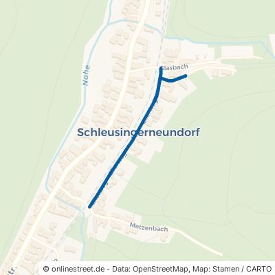 Ellerweg Nahetal-Waldau Schleusingerneundorf 