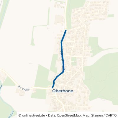 Honer Straße Eschwege Oberhone 