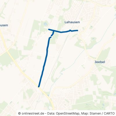Hahnenfelder Weg Weyhe Lahausen 