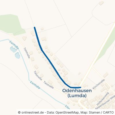Höhenstraße Rabenau Odenhausen 