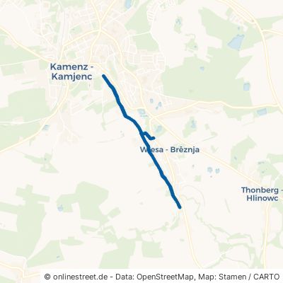 Wiesaer Kirchweg Kamenz Wiesa 