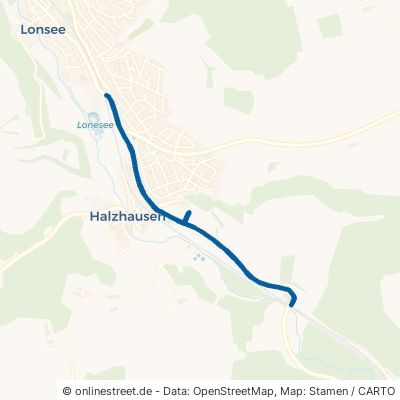 Heerstraße Lonsee Halzhausen 