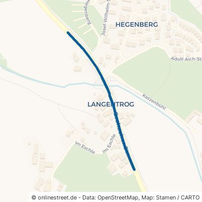 Eschacher Straße Meckenbeuren Langentrog 