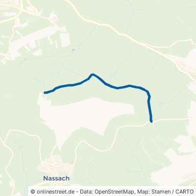 Hüttlenswaldweg Spiegelberg Nassach 