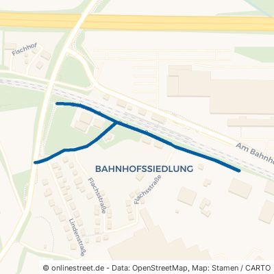 Bahnstraße Waldenburg Bahnhofsiedlung 