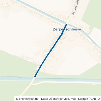 Berliner Straße Wandlitz Zerpenschleuse 