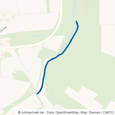 Wiesenweg Schlossmühle - Alte Straße Wülfershausen an der Saale Eichenhausen 