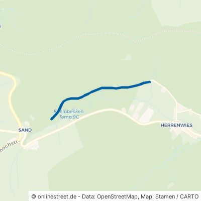 Herrenwieser Weg Forbach Herrenwies 