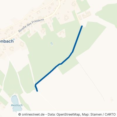 Alter Bahndamm Callenberg Reichenbach 
