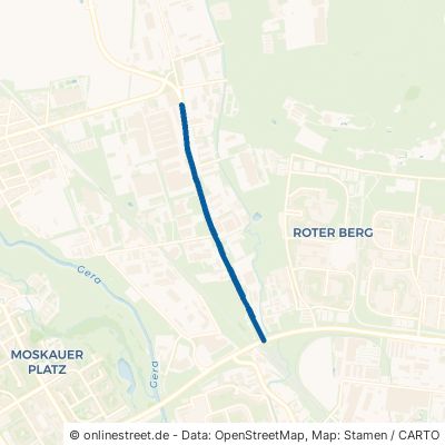 August-Röbling-Straße Erfurt Roter Berg 