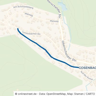 Freisberger Weg Siegen Gosenbach 