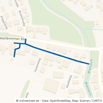 Alte Straße Bretzfeld Bitzfeld 
