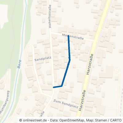 Kurze Straße Harztor Niedersachswerfen 