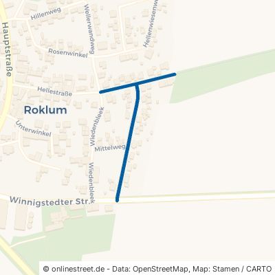 Siedlungsstraße Roklum 