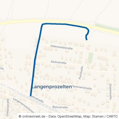 Zehnmorgenstraße Gemünden am Main Langenprozelten 