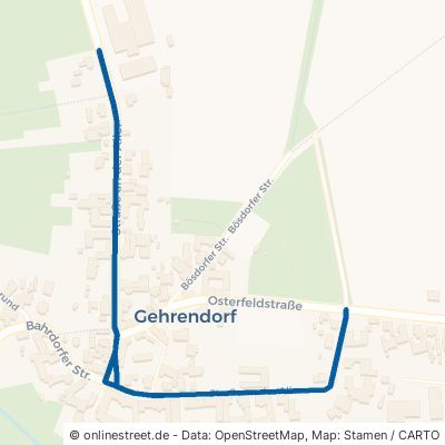 Straße an Der Aller Oebisfelde Gehrendorf 