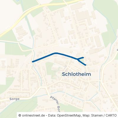 Bahnhofstraße Schlotheim 