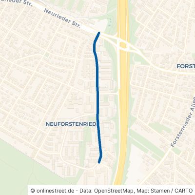 Allgäuer Straße München Thalk.Obersendl.-Forsten-Fürstenr.-Solln 