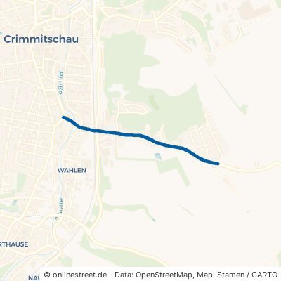 Hainstraße Crimmitschau 