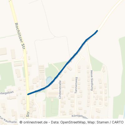 Topfseifersdorfer Straße Königshain-Wiederau 