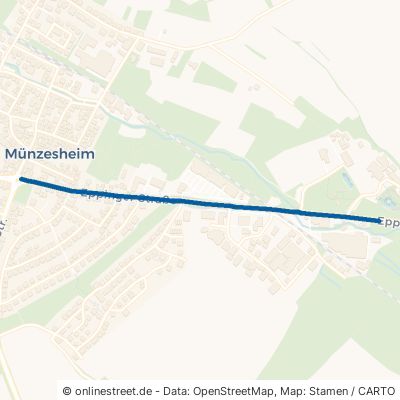 Eppinger Straße Kraichtal Münzesheim 