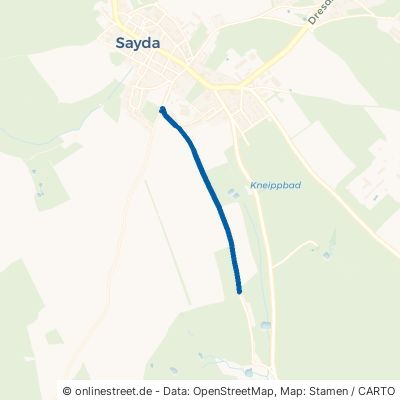 Alte Mortelgrunder Straße Sayda 