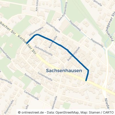 Wilhelmstraße Waldeck Sachsenhausen 