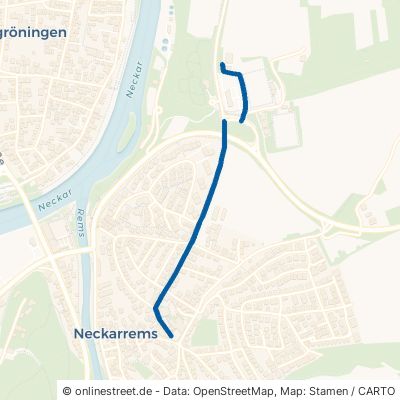 Marbacher Straße Remseck am Neckar Neckarrems 