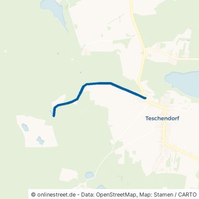 Griebener Weg Löwenberger Land Teschendorf 